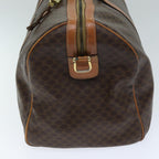 CELINE Macadam Canvas Boston Bag PVC 2way Brown  mr163
