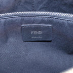 FENDI By The Way Medium Hand Bag Leather 2way Black Silvermr464