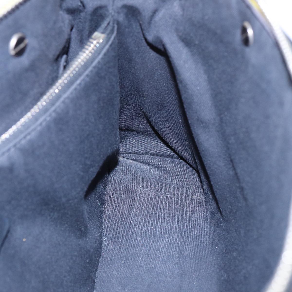 FENDI By The Way Medium Hand Bag Leather 2way Black Silvermr464