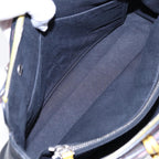 FENDI By The Way Medium Hand Bag Leather 2way Black Silvermr464