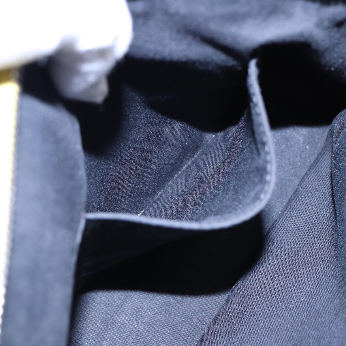 FENDI By The Way Medium Hand Bag Leather 2way Black Silvermr464