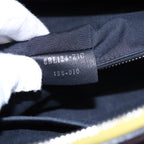 FENDI By The Way Medium Hand Bag Leather 2way Black Silvermr464