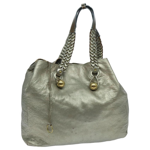 Chloe Tote Bag Leather Champagne Gold mr504