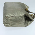 Chloe Tote Bag Leather Champagne Gold mr504