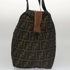 FENDI Zucca Canvas Tote Bag Brown Blackmr739