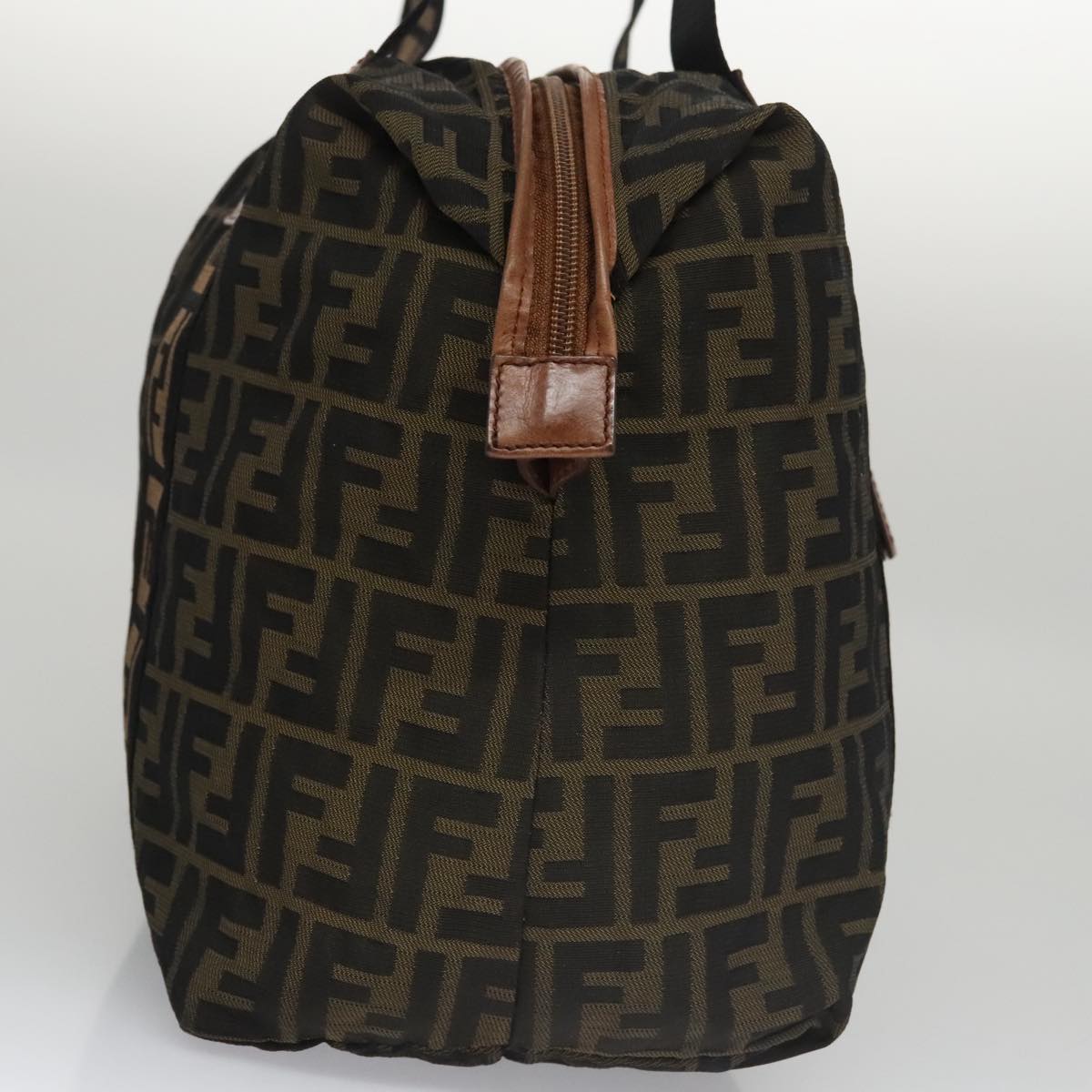 FENDI Zucca Canvas Tote Bag Brown Blackmr739