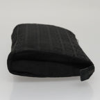 FENDI Zucchino Canvas Pouch Blackmr924