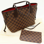 Louis Vuitton Neverfull Damier 2way Tote Bag