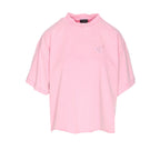 Balenciaga Women Nail Polish Cropped Balenciaga T-Shirt
