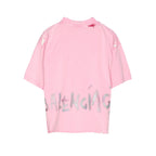 Balenciaga Women Nail Polish Cropped Balenciaga T-Shirt