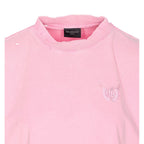 Balenciaga Women Nail Polish Cropped Balenciaga T-Shirt