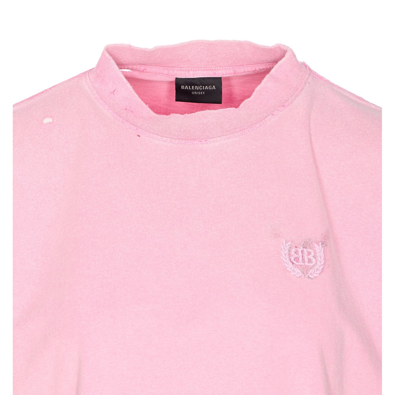 Balenciaga Women Nail Polish Cropped Balenciaga T-Shirt
