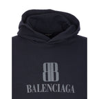 Balenciaga Men Nano Bb Medium Fit Hoodie