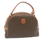 CELINE Macadam Canvas 2Way Shoulder Hand Bag PVC Leather Brown  34669