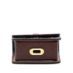 Gucci Geometric G Leather Key Holder