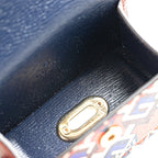 Gucci Geometric G Leather Key Holder