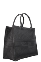 CHRISTIAN DIOR Book Tote Large Leather Black