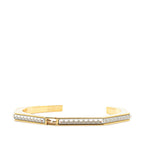 Fendi FF Logo Bangle Gold Silver Metal
