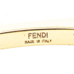 Fendi FF Logo Bangle Gold Silver Metal