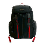 Gucci Tiger Head Sheer Line Leather Nylon Backpack
