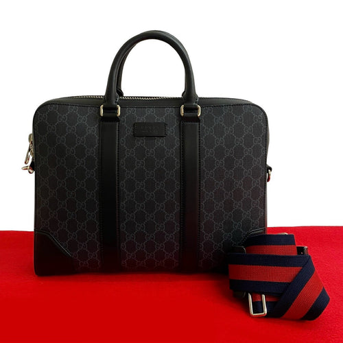 Gucci GG Supreme Leather 2way Briefcase