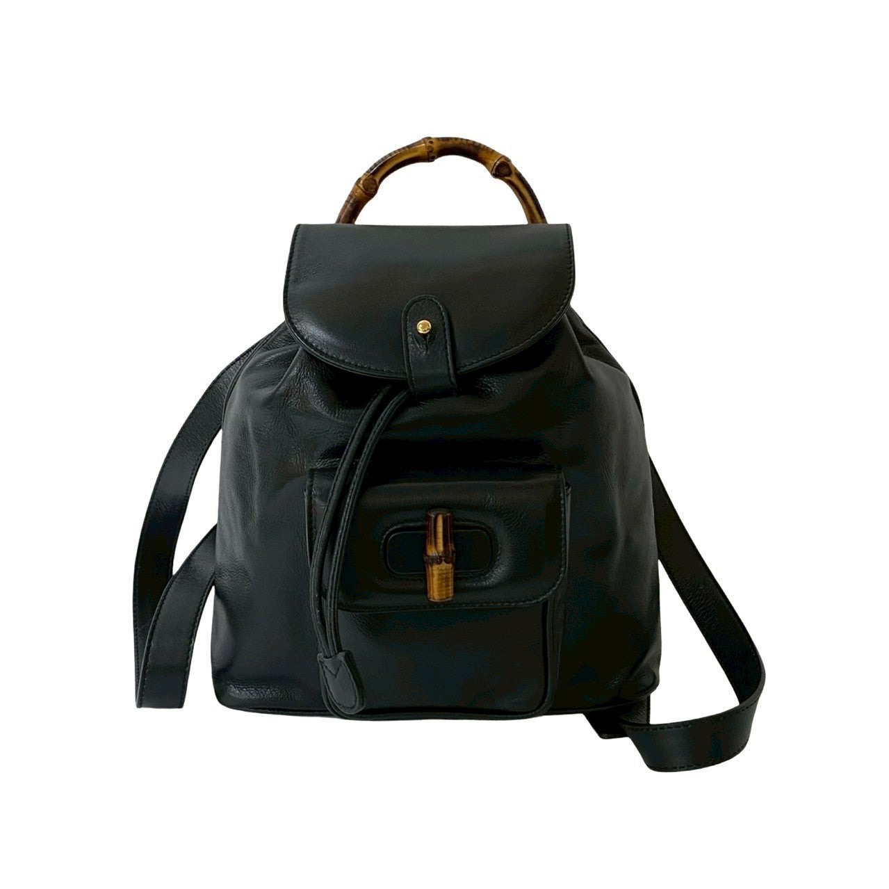 Gucci Bamboo Leather Backpack