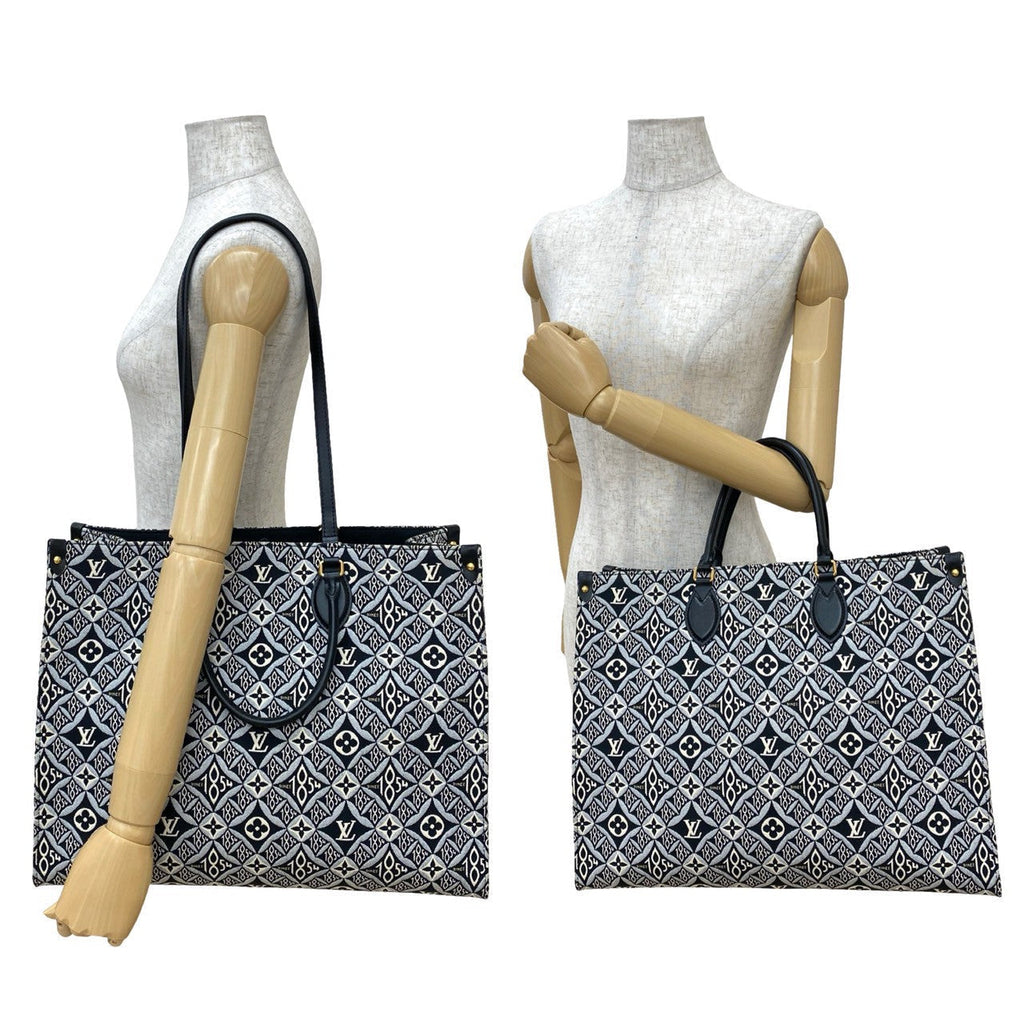 Louis Vuitton OnTheGo GM Monogram Jacquard Leather Tote Bag
