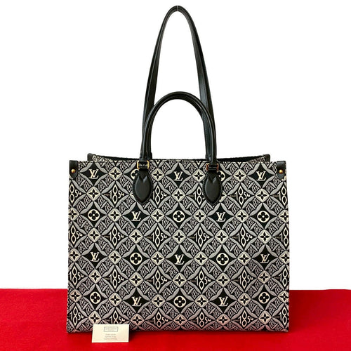 Louis Vuitton OnTheGo GM Monogram Jacquard Leather Tote Bag