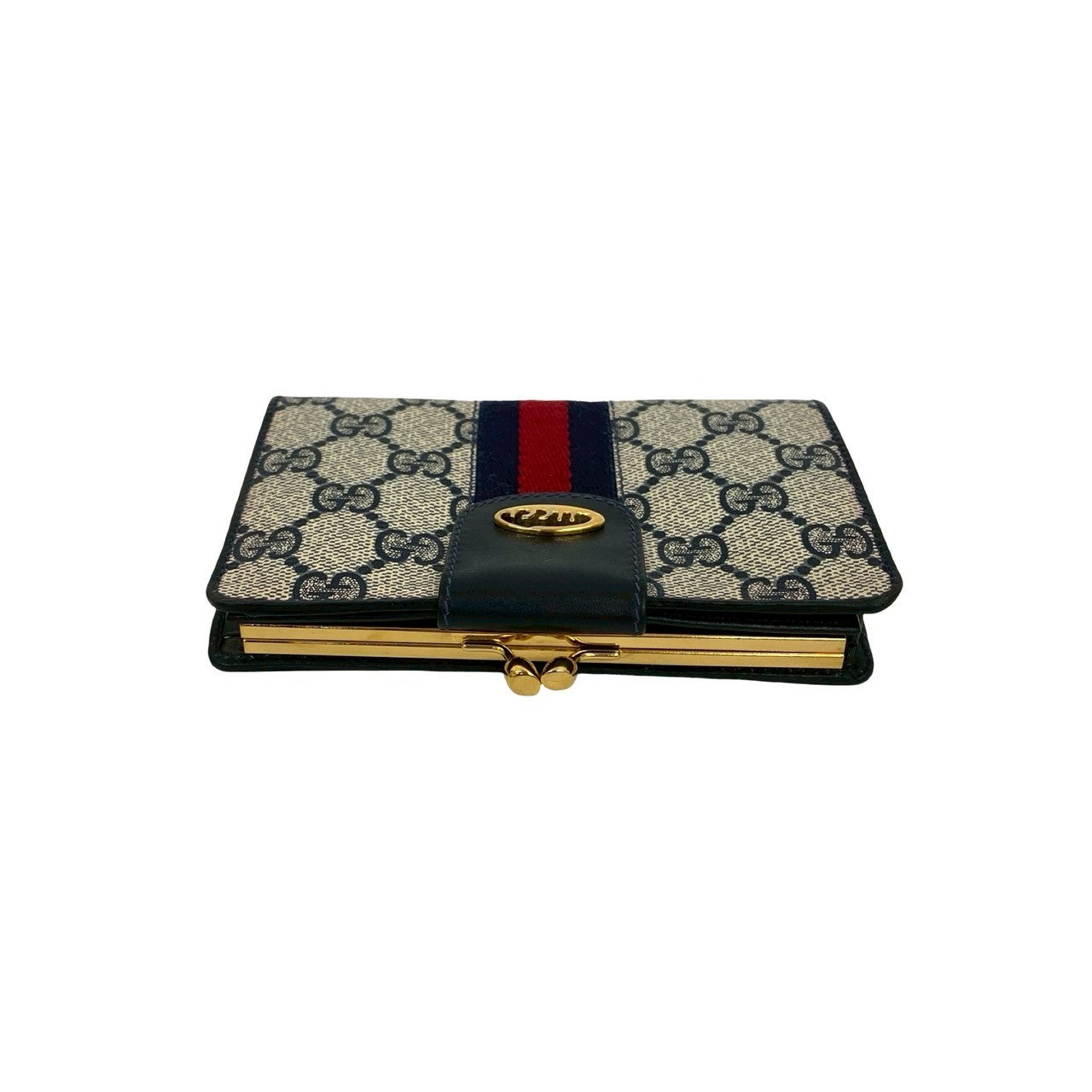 Gucci Old Gucci Sheline Line Leather Wallet