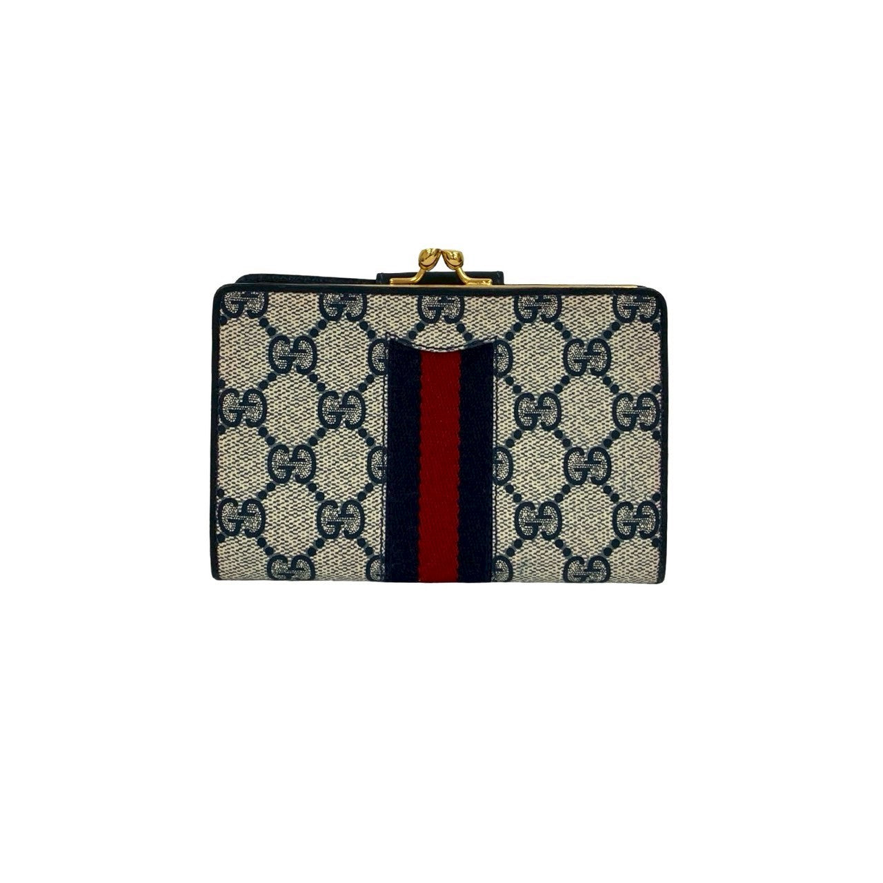 Gucci Old Gucci Sheline Line Leather Wallet