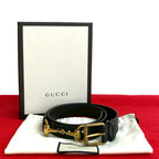 Gucci Horsebit Leather Belt