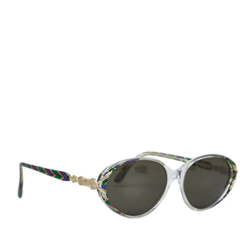 Fendi Plastic Sunglasses Green Purple
