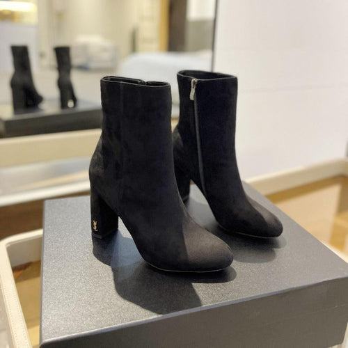 Saint Laurent SL HONORÉ BOOTIES BLACK SUEDE