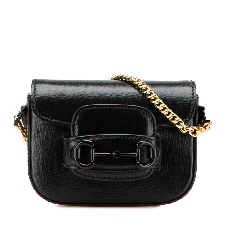 Gucci Mini Horsebit PVC Leather Shoulder Bag