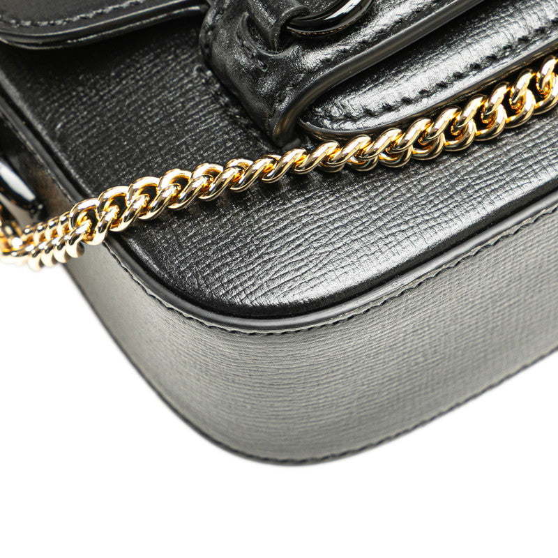 Gucci Mini Horsebit PVC Leather Shoulder Bag