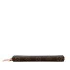 Louis Vuitton Monogram Clemence Long Wallet M61298 Brown Pink PVC Leather