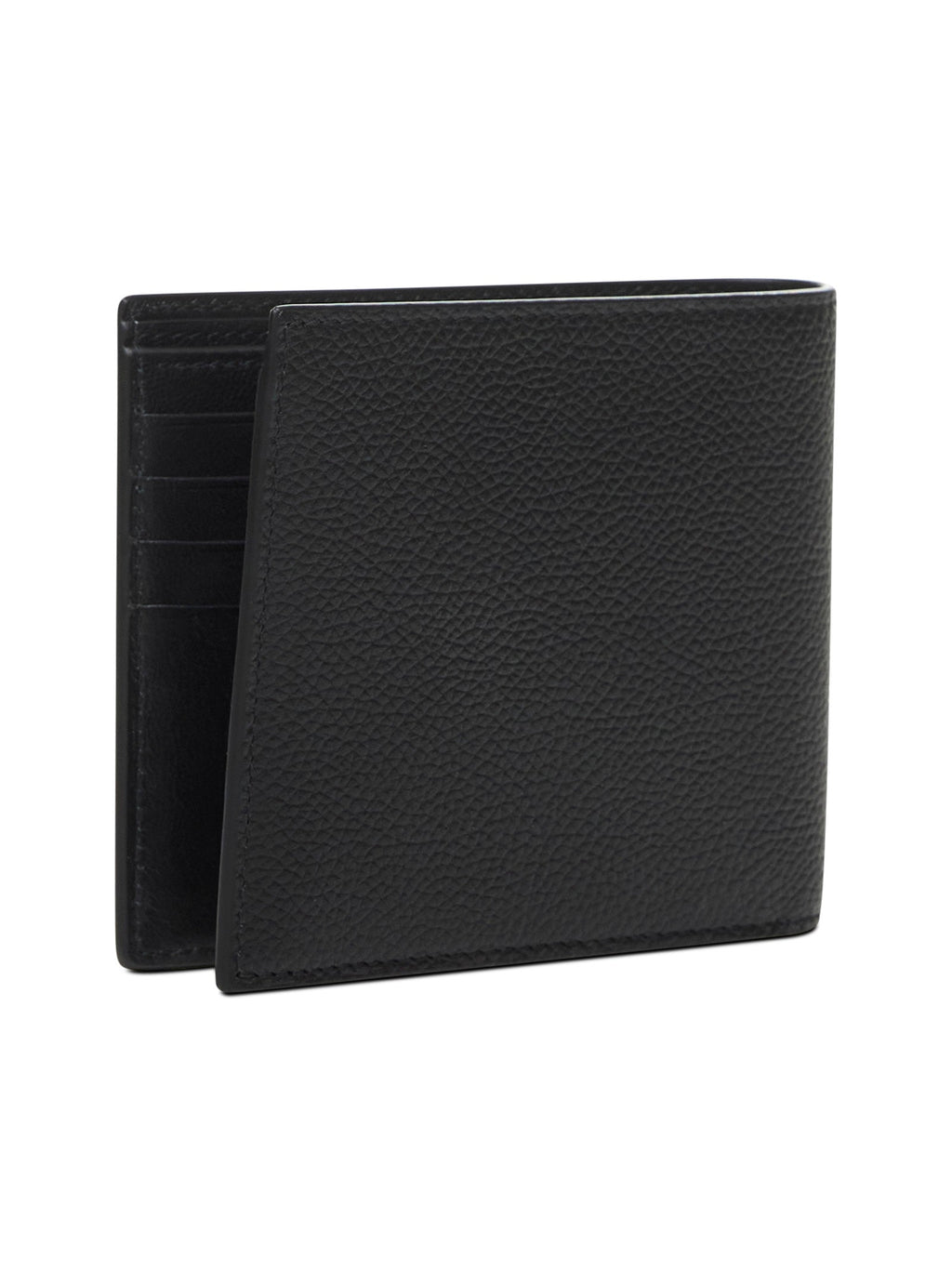 Balenciaga Men Black Cash Square Folded Wallet
