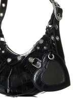 Balenciaga Women Le Cagole Xs Crocodile-Effect Leather Bag <Br/>