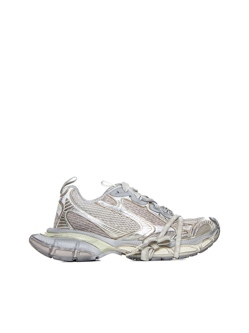 Balenciaga Women 3Xl Mesh And Faux Leather Sneakers