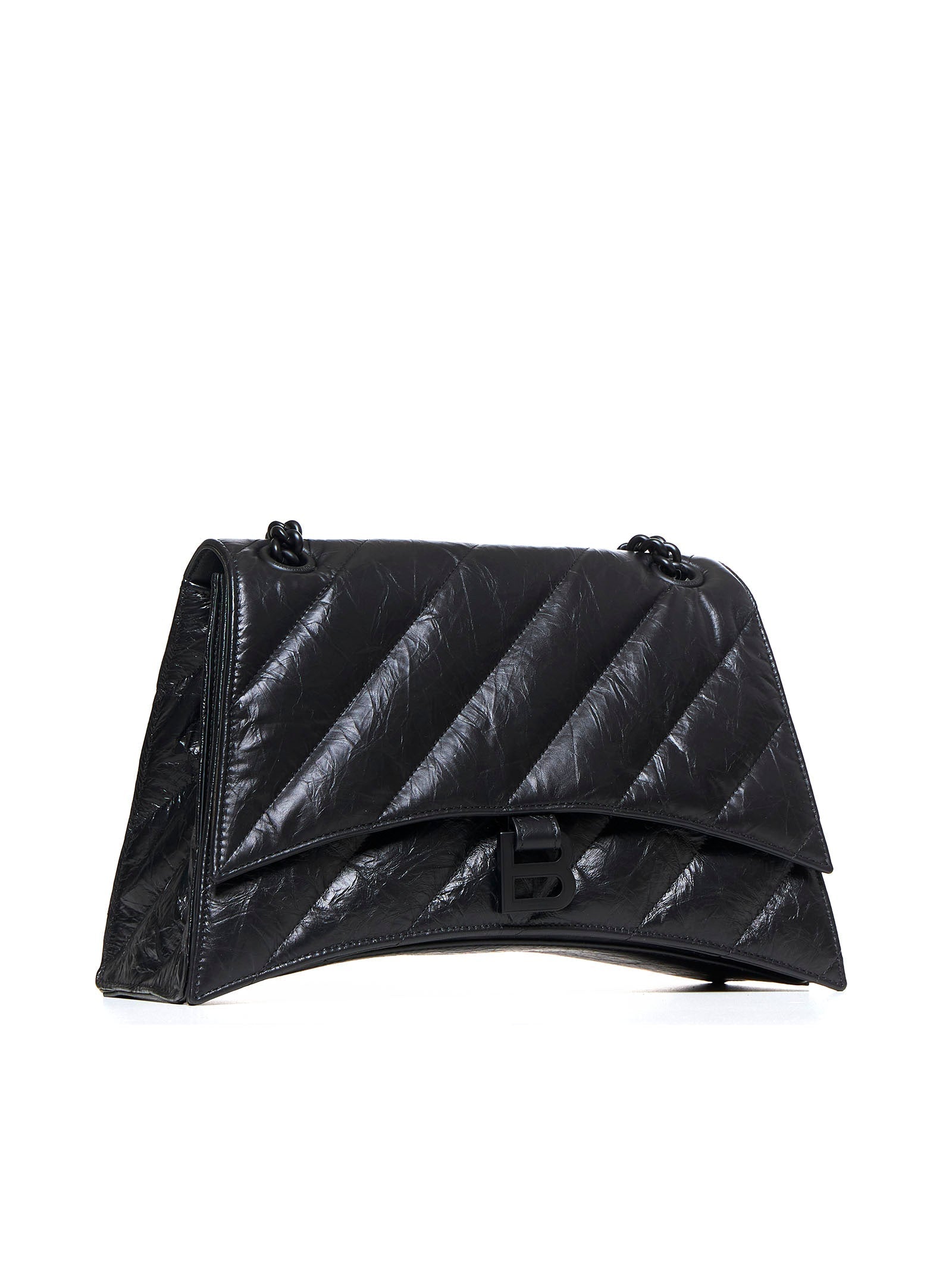 Balenciaga Women Crush Chain Leather Medium Bag