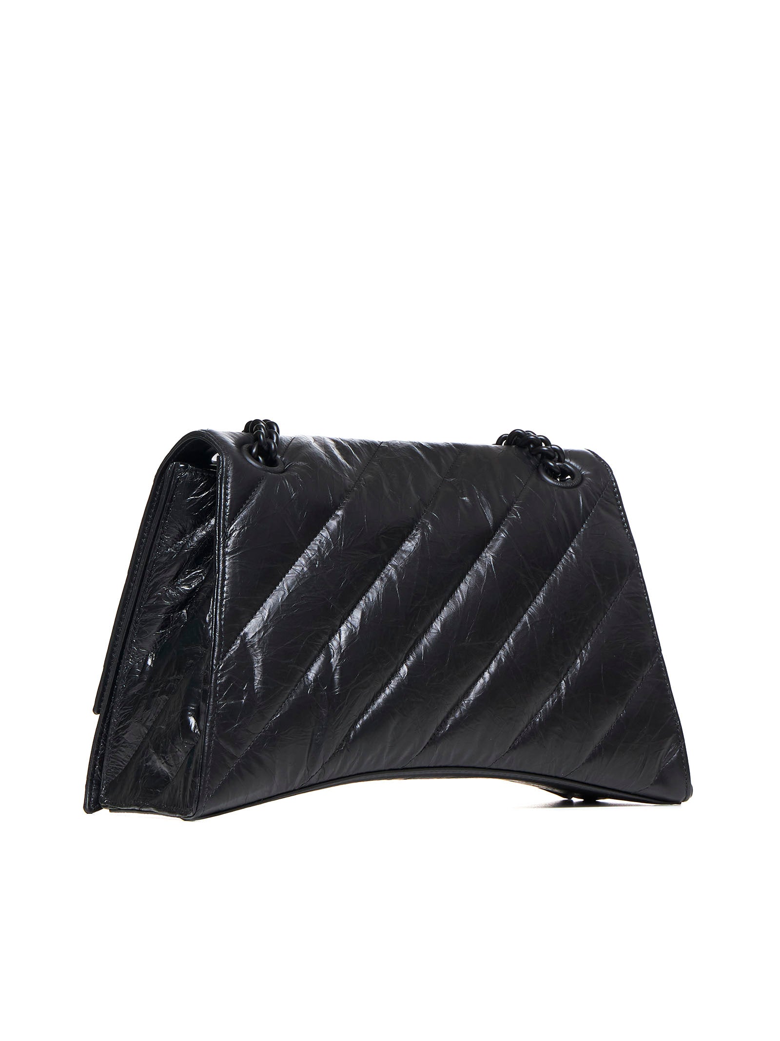 Balenciaga Women Crush Chain Leather Medium Bag