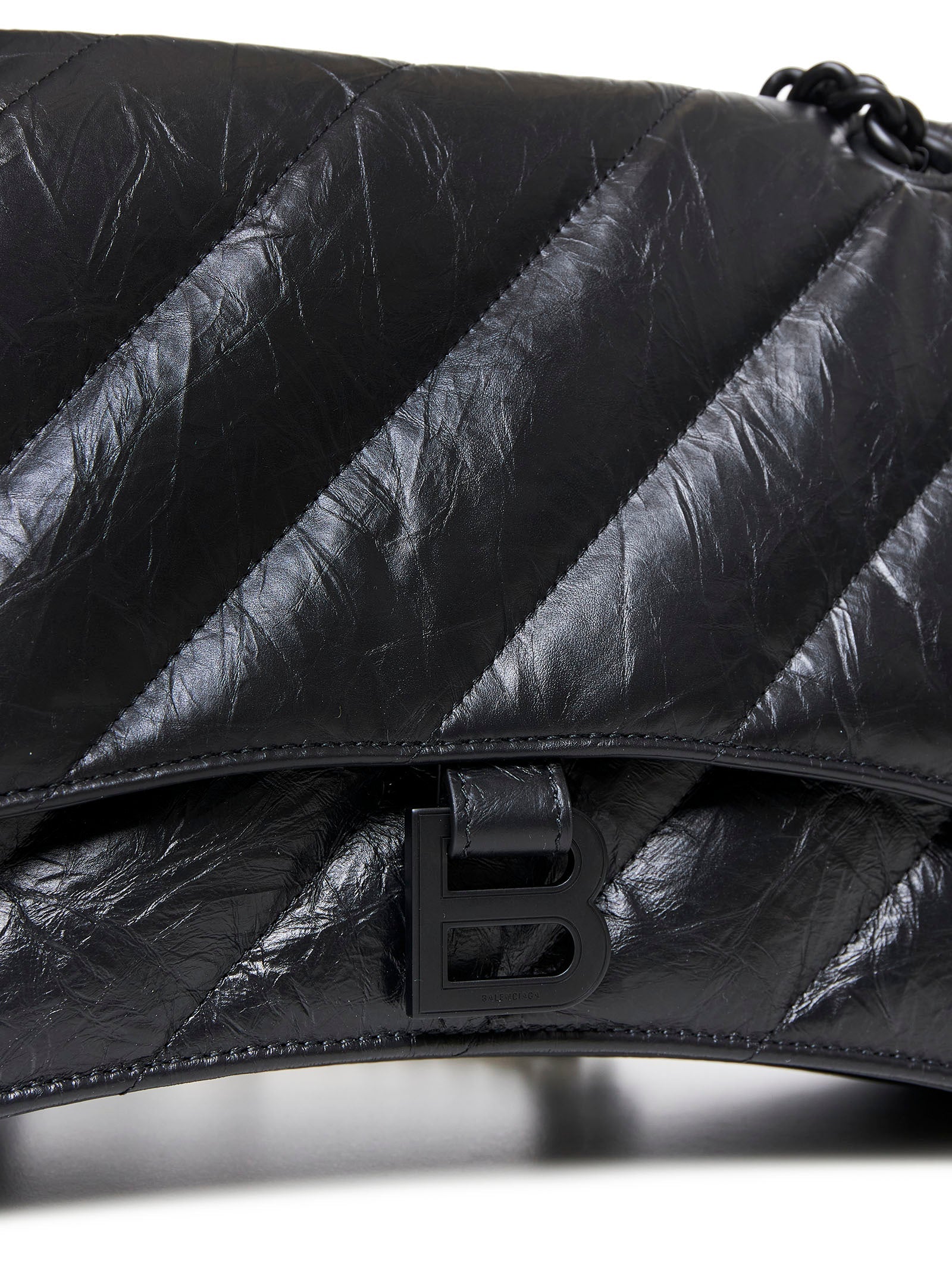 Balenciaga Women Crush Chain Leather Medium Bag