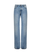 Balenciaga Women Low-Waist Jeans