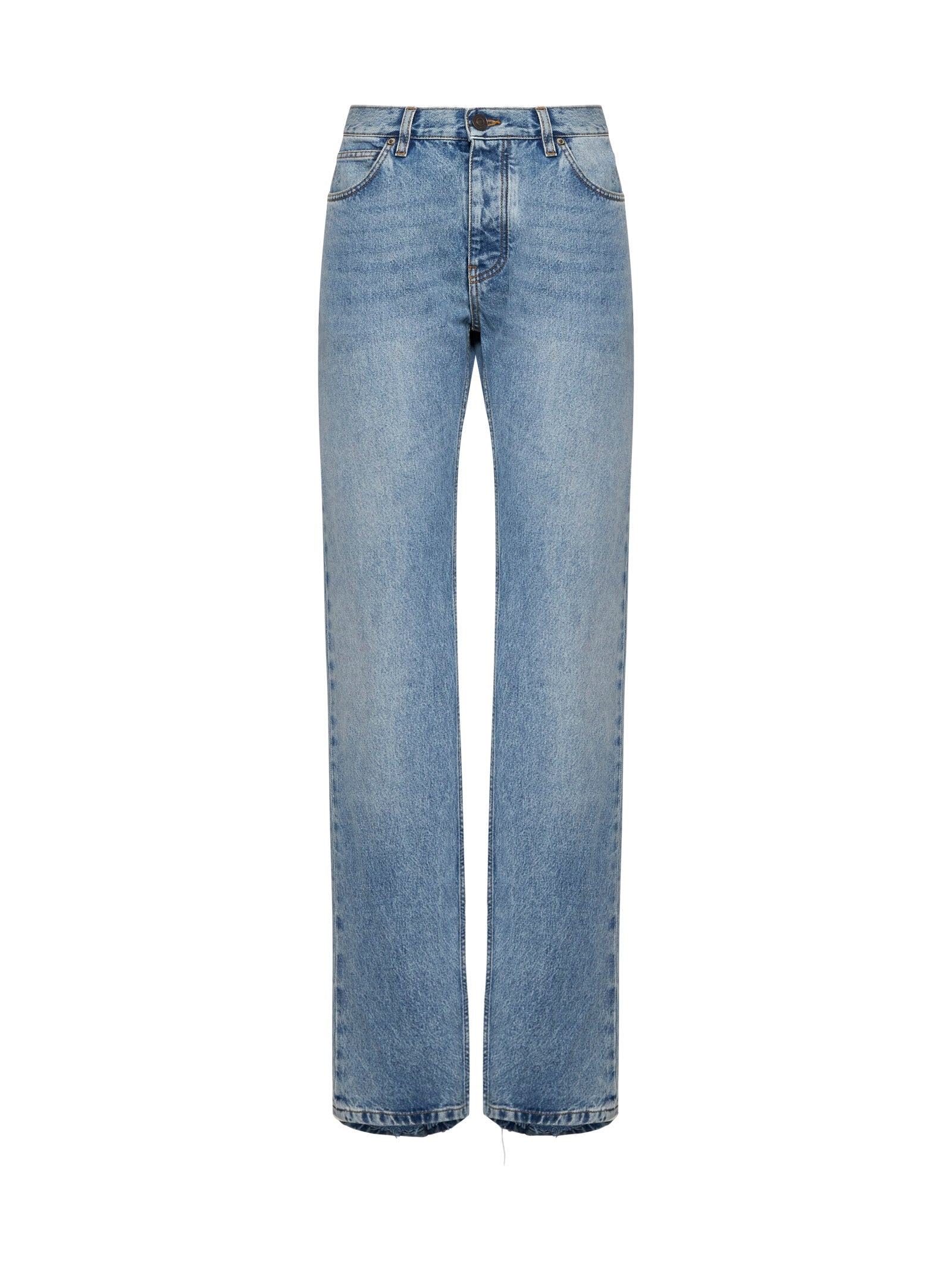 Balenciaga Women Low-Waist Jeans