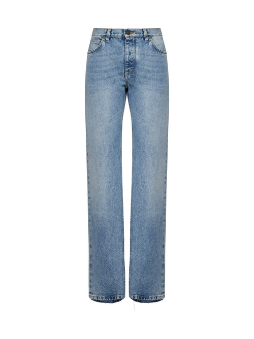 Balenciaga Women Low-Waist Jeans