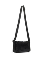 Balenciaga Men Black Monaco Flap Messenger S Bag