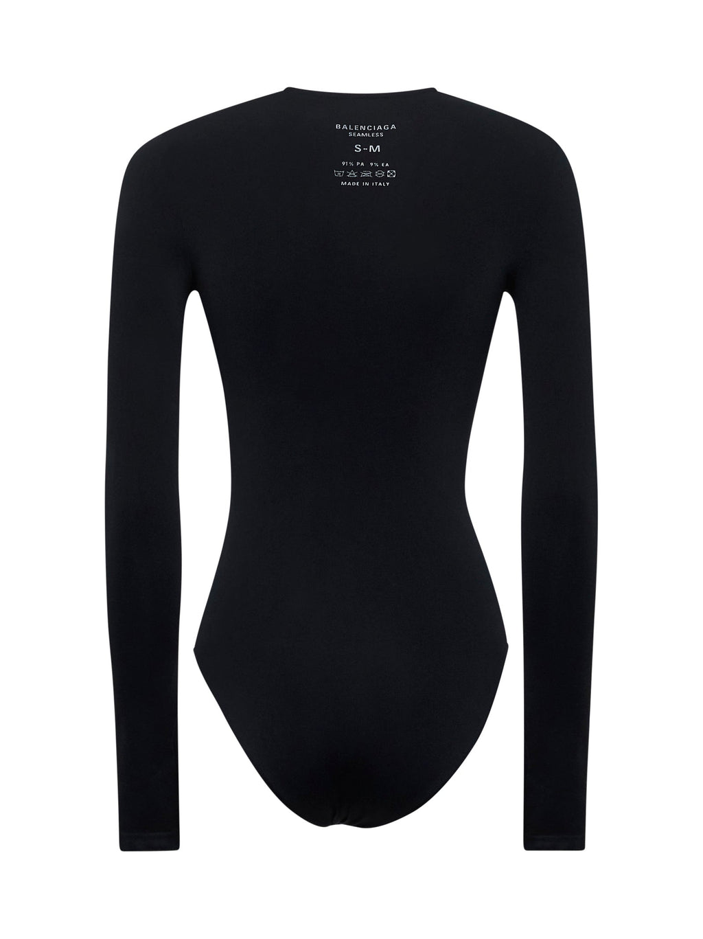 Balenciaga Women Black Jersey Seamless Body