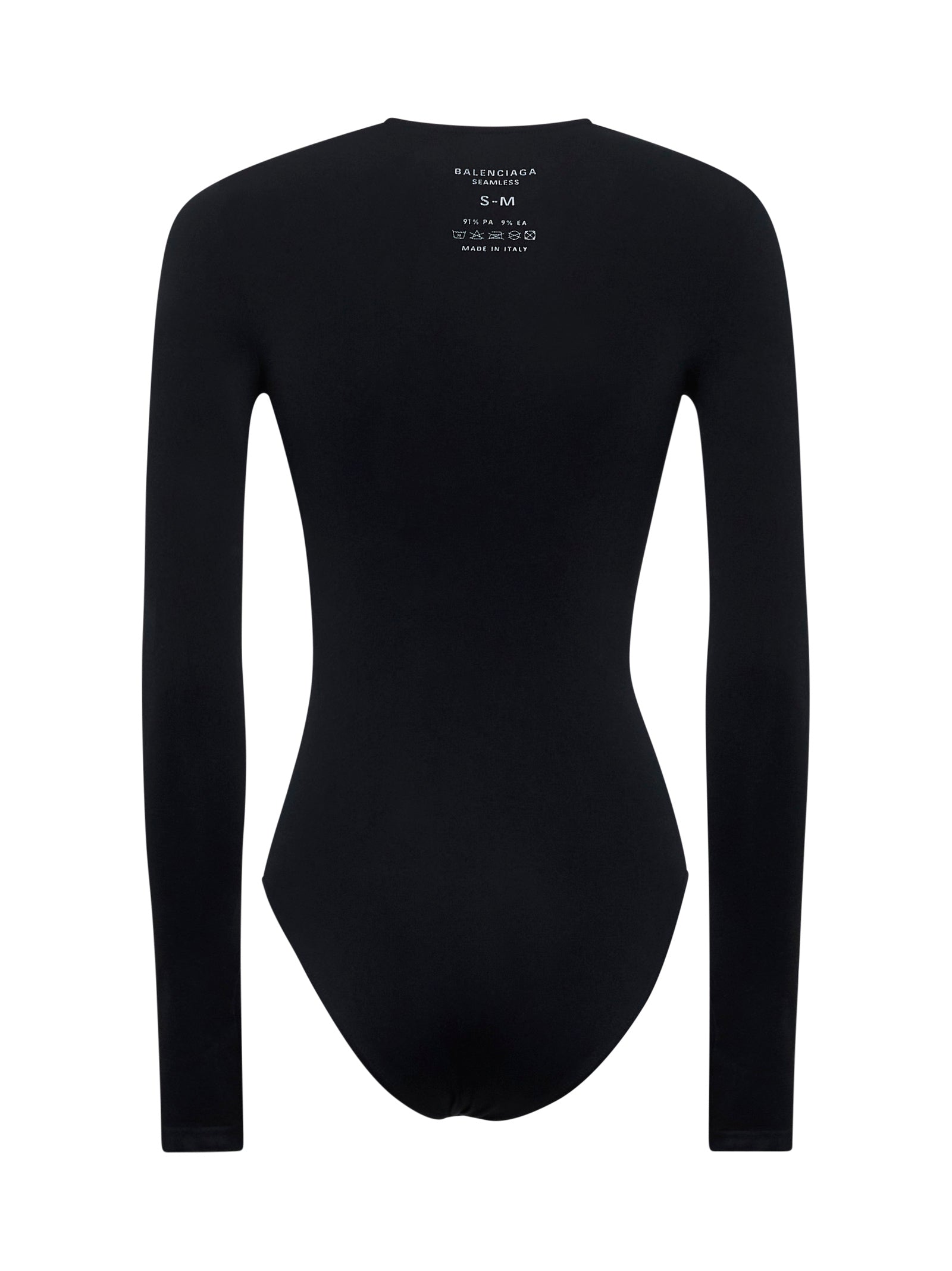 Balenciaga Women Black Jersey Seamless Body