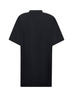 Balenciaga Women Black Optical Oversize T-Shirt