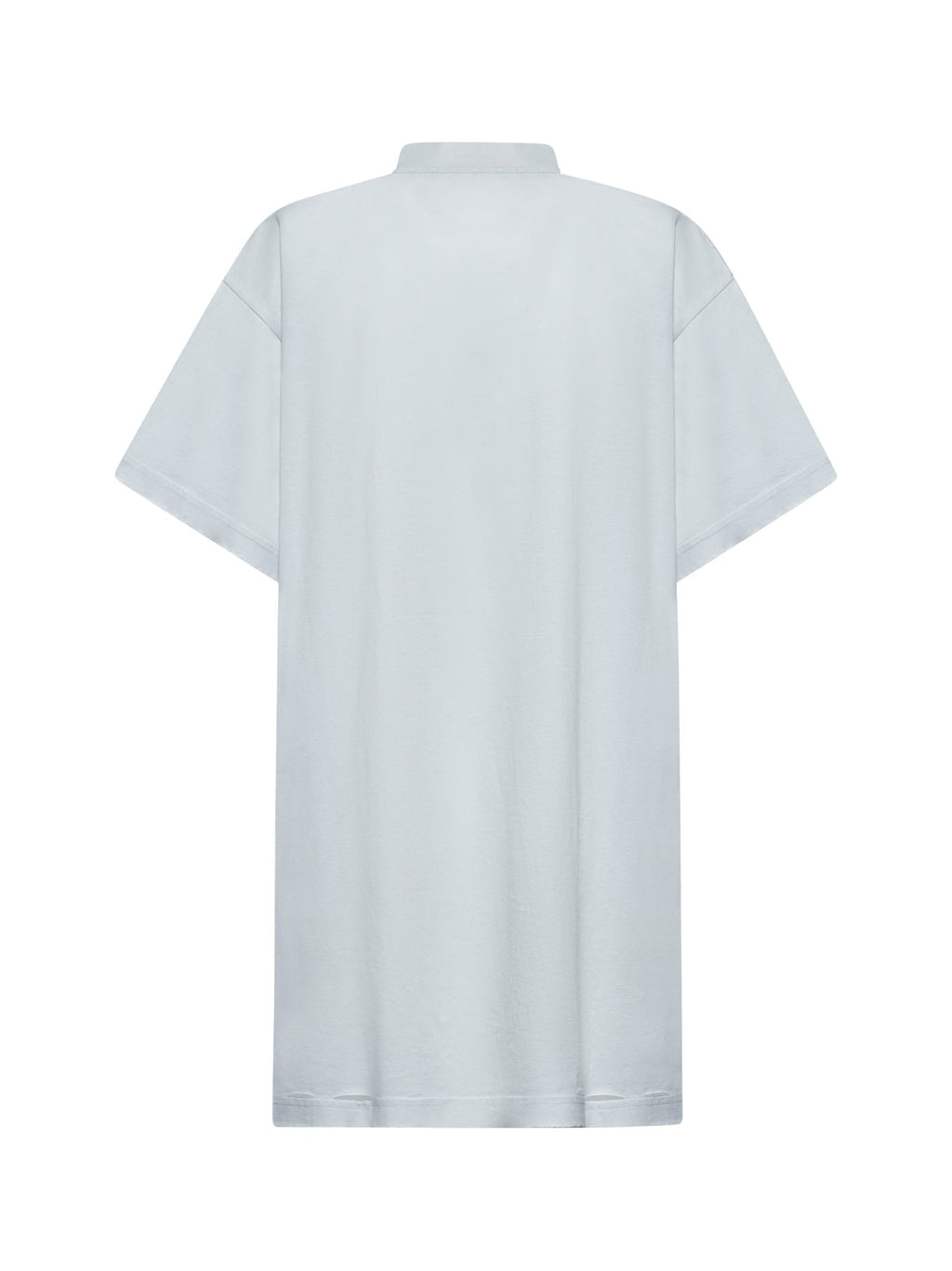 Balenciaga Women Dirty White Optical Oversize T-Shirt